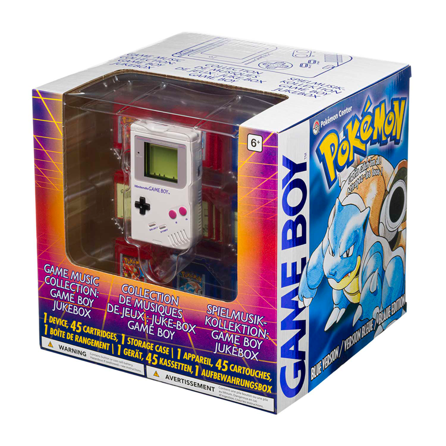 Pokémon Red & Blue Game Music Collection Game Boy Jukebox – Pokémon Center Original Collectible