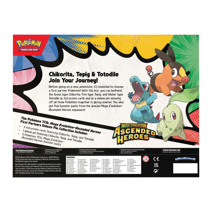 Pokémon TCG – Ascended Heroes First Partners Deluxe Pin Collection | Pre-Order