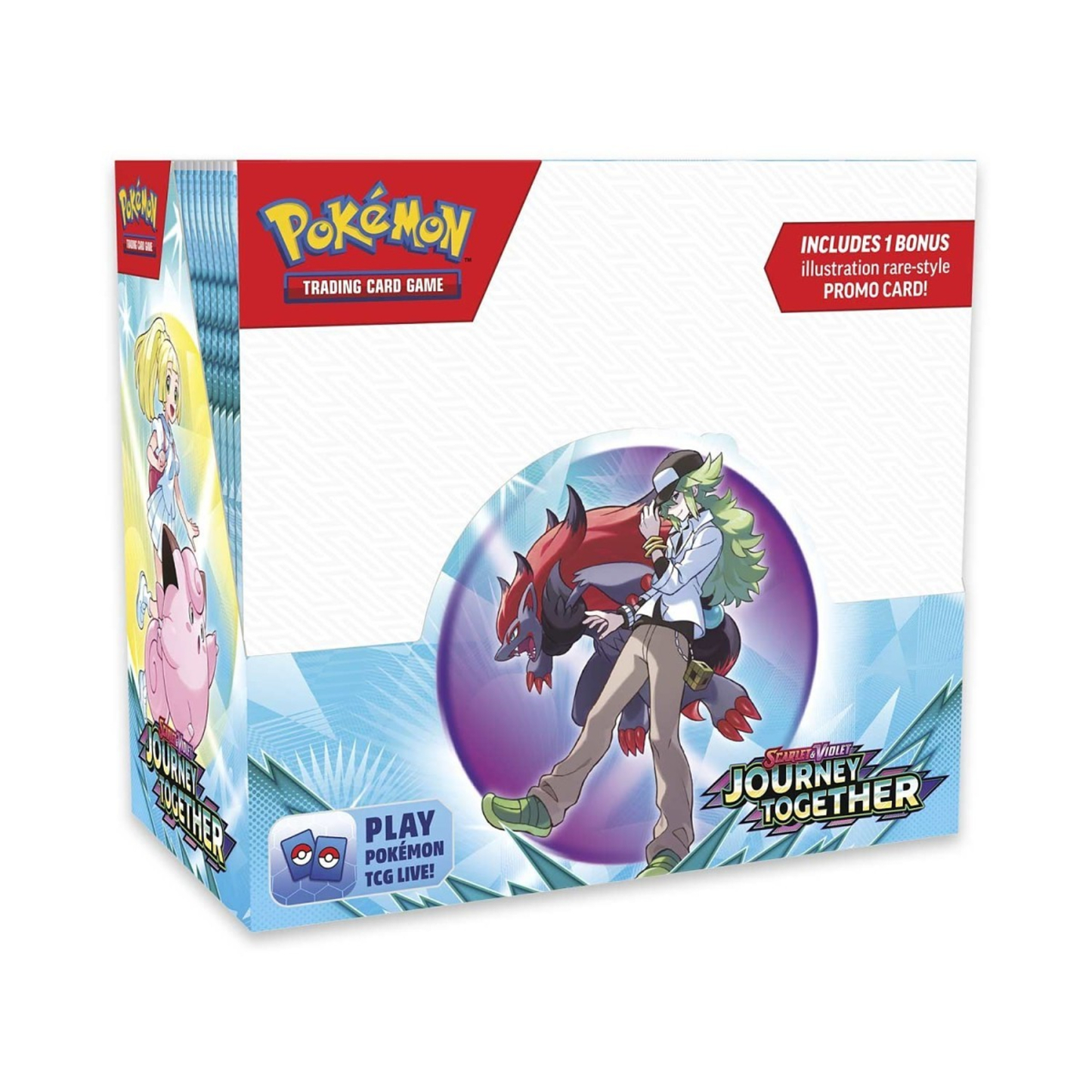 Pokemon TCG Scarlet & Violet Journey Together Enhanced Booster Display Box (36 Packs + N’s Reshiram Promo) Sealed