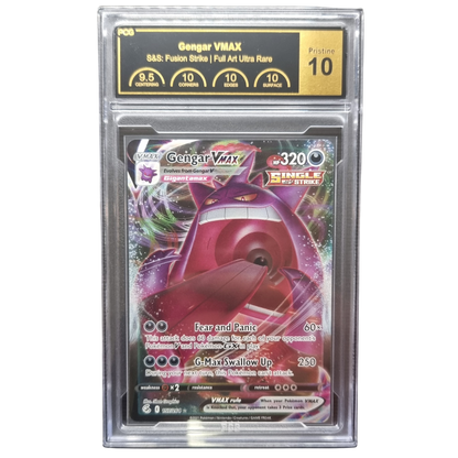 Gengar VMAX  #157/264 — Fusion Strike Full Art Ultra Rare | Pristine 10