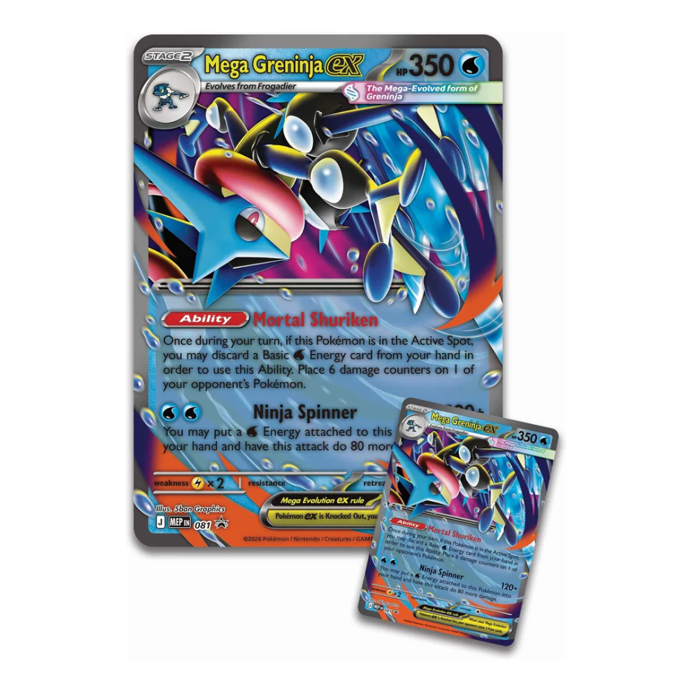 Pokémon TCG: Mega Greninja ex Premium Collection | PRE-ORDER 03/07/2026