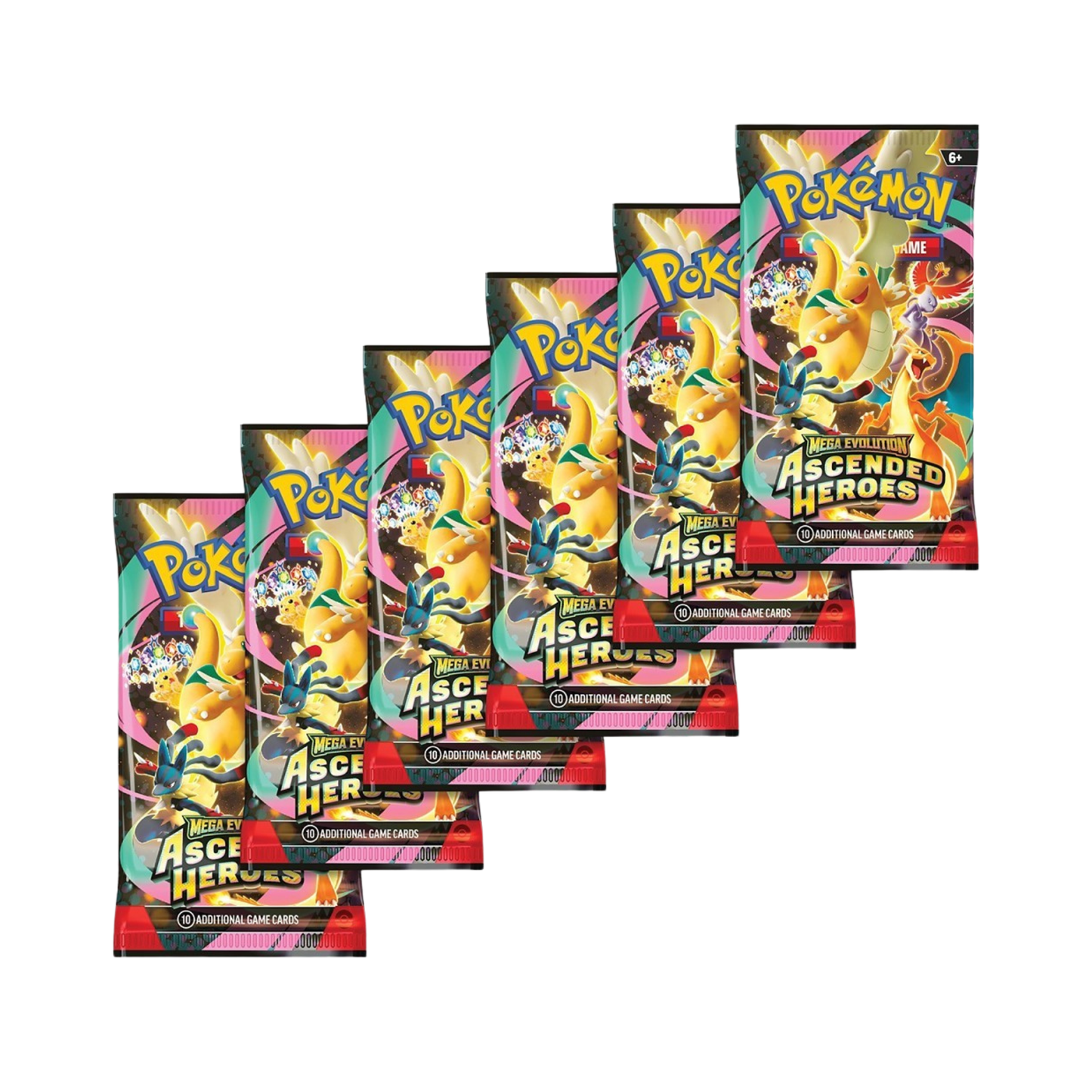 Pokémon TCG: Mega Evolution — Ascended Heroes Booster Bundle (6 Packs) (Pre-Order)