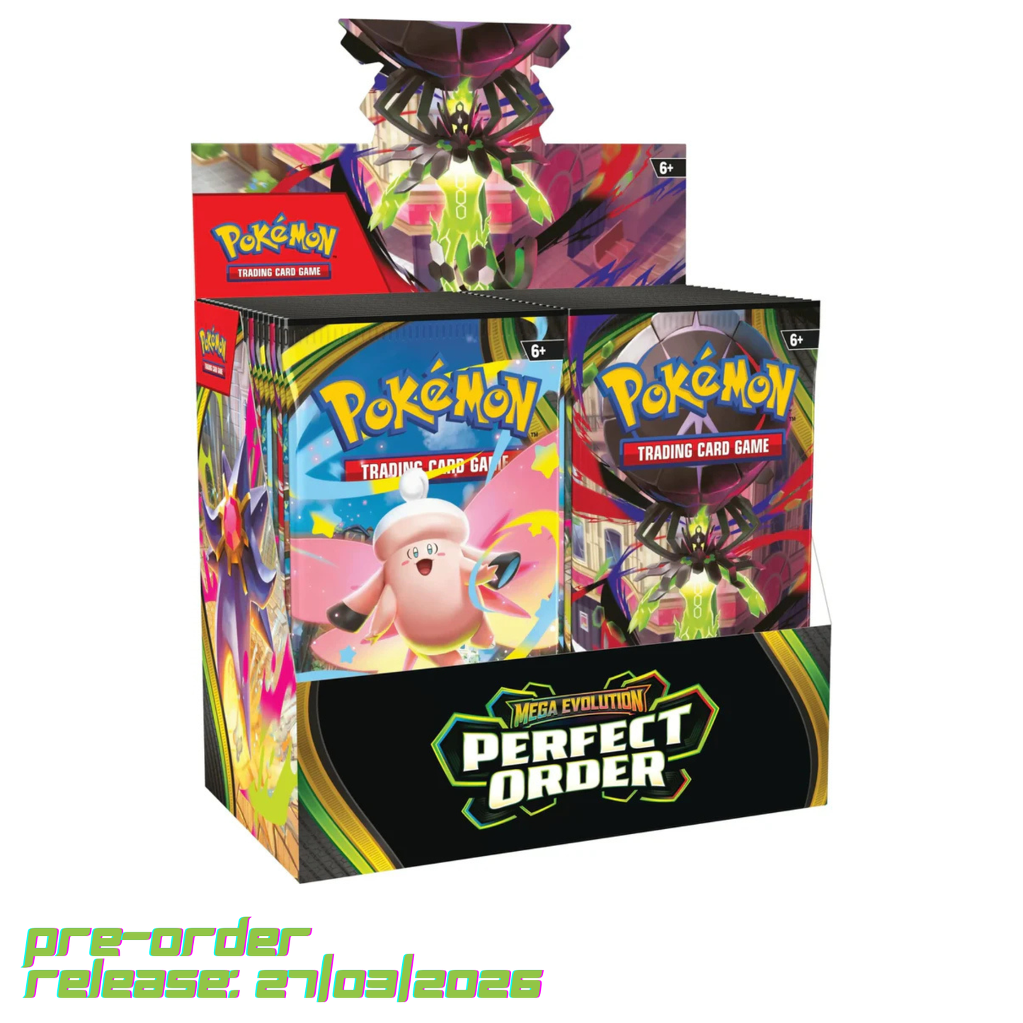 Pokémon TCG: Mega Evolution — Perfect Order Booster Box (36 Packs) | Pre-Order