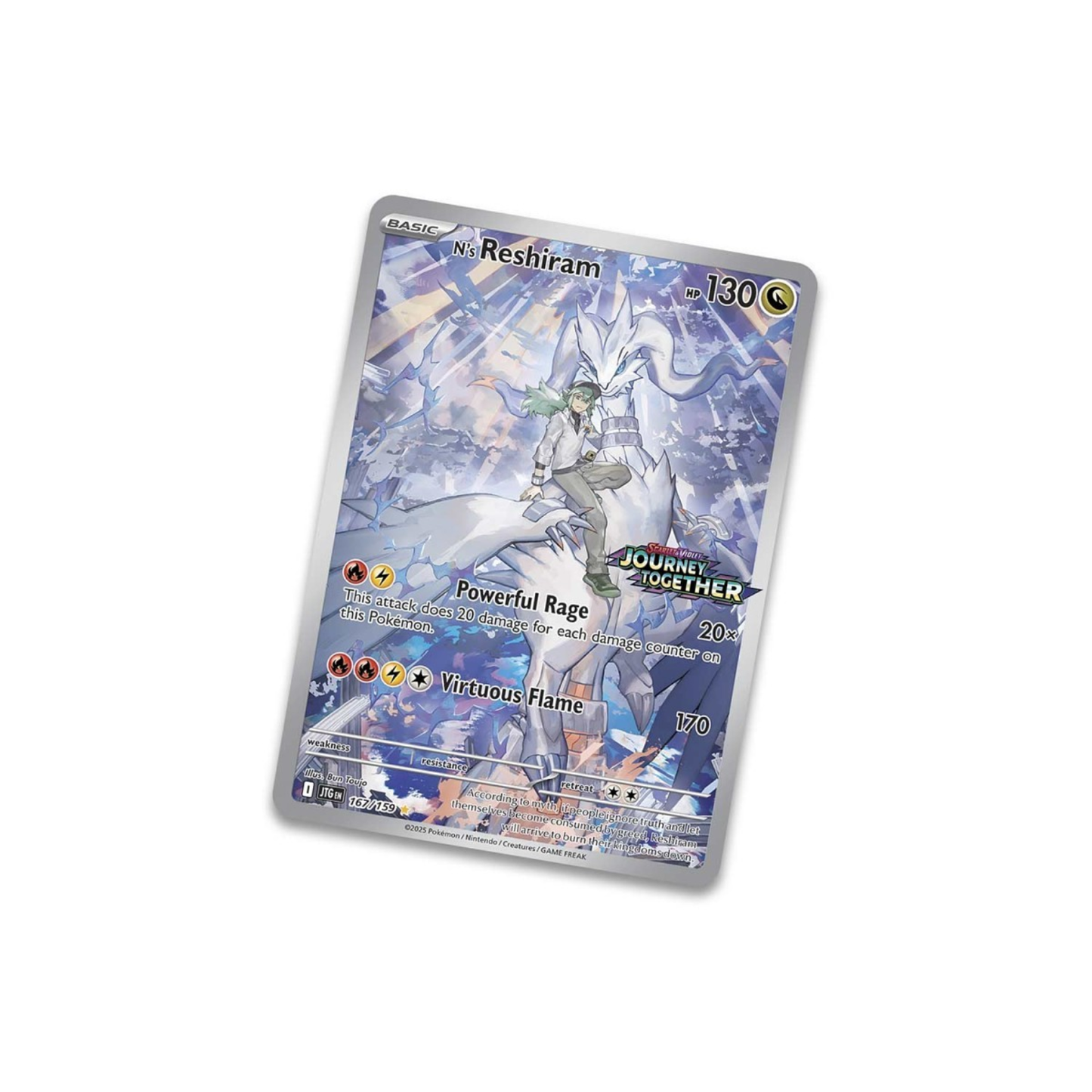 Pokemon TCG Scarlet & Violet Journey Together Enhanced Booster Display Box (36 Packs + N’s Reshiram Promo) Sealed
