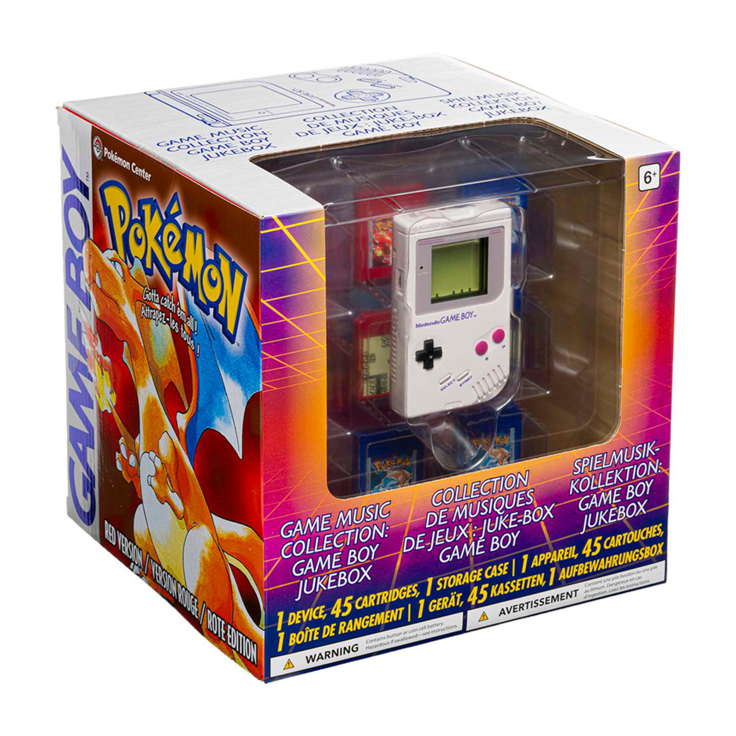 Pokémon Red & Blue Game Music Collection Game Boy Jukebox – Pokémon Center Original Collectible