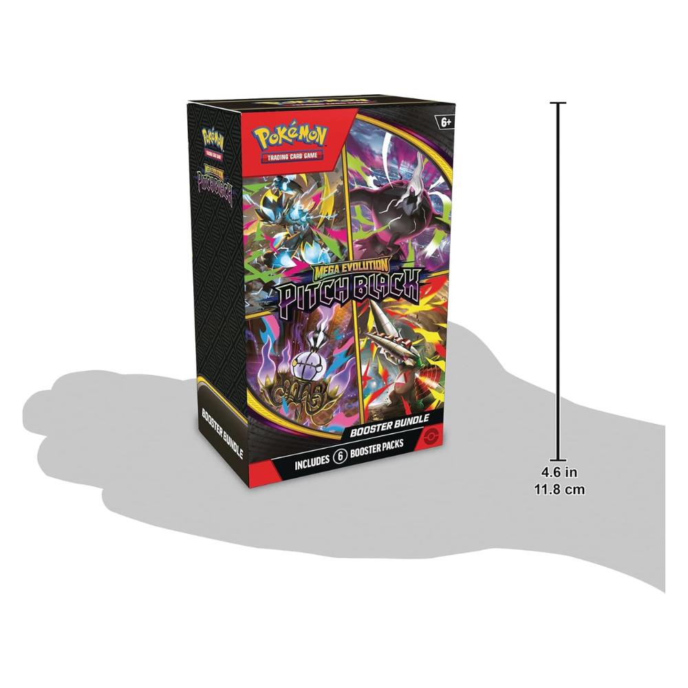 Pokémon TCG: Mega Evolution – Pitch Black Booster Bundle (6 Packs) | PRE-ORDER 17/07/2026