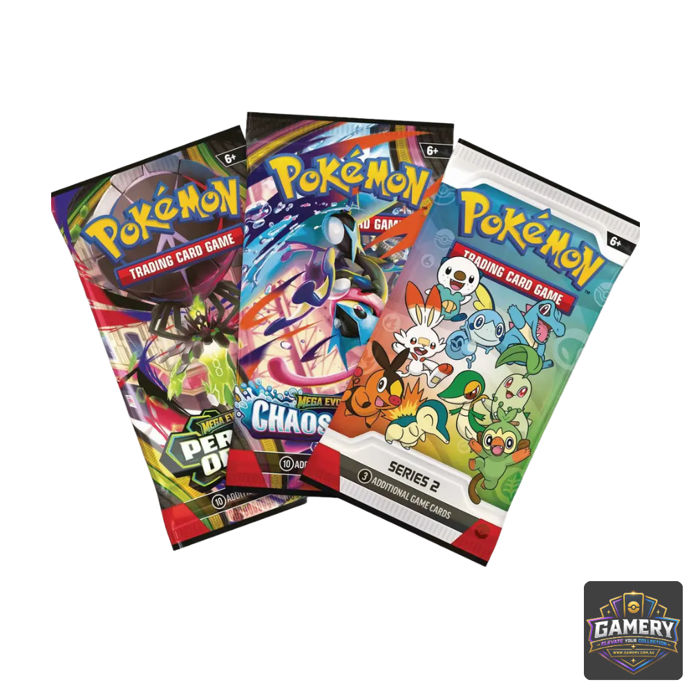 Pokemon TCG First Partner Illustration Collection Series 2 Box | 3 Promo Cards + 2 Booster Packs