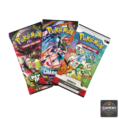 Pokemon TCG First Partner Illustration Collection Series 2 Box | 3 Promo Cards + 2 Booster Packs