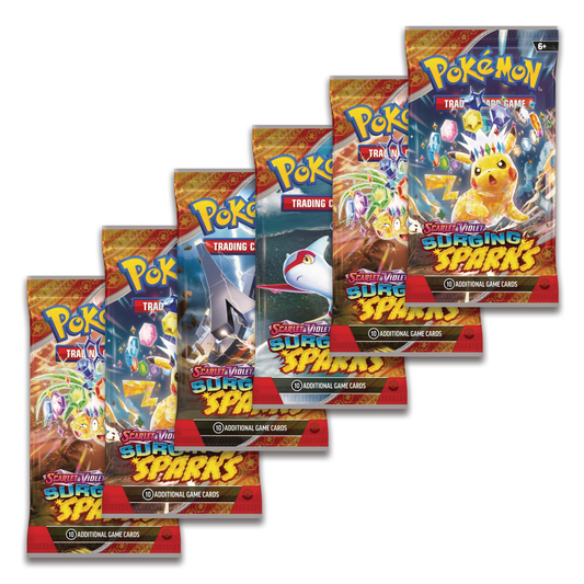 Pokémon TCG: Scarlet & Violet — Surging Sparks Booster Bundle (6 Packs)