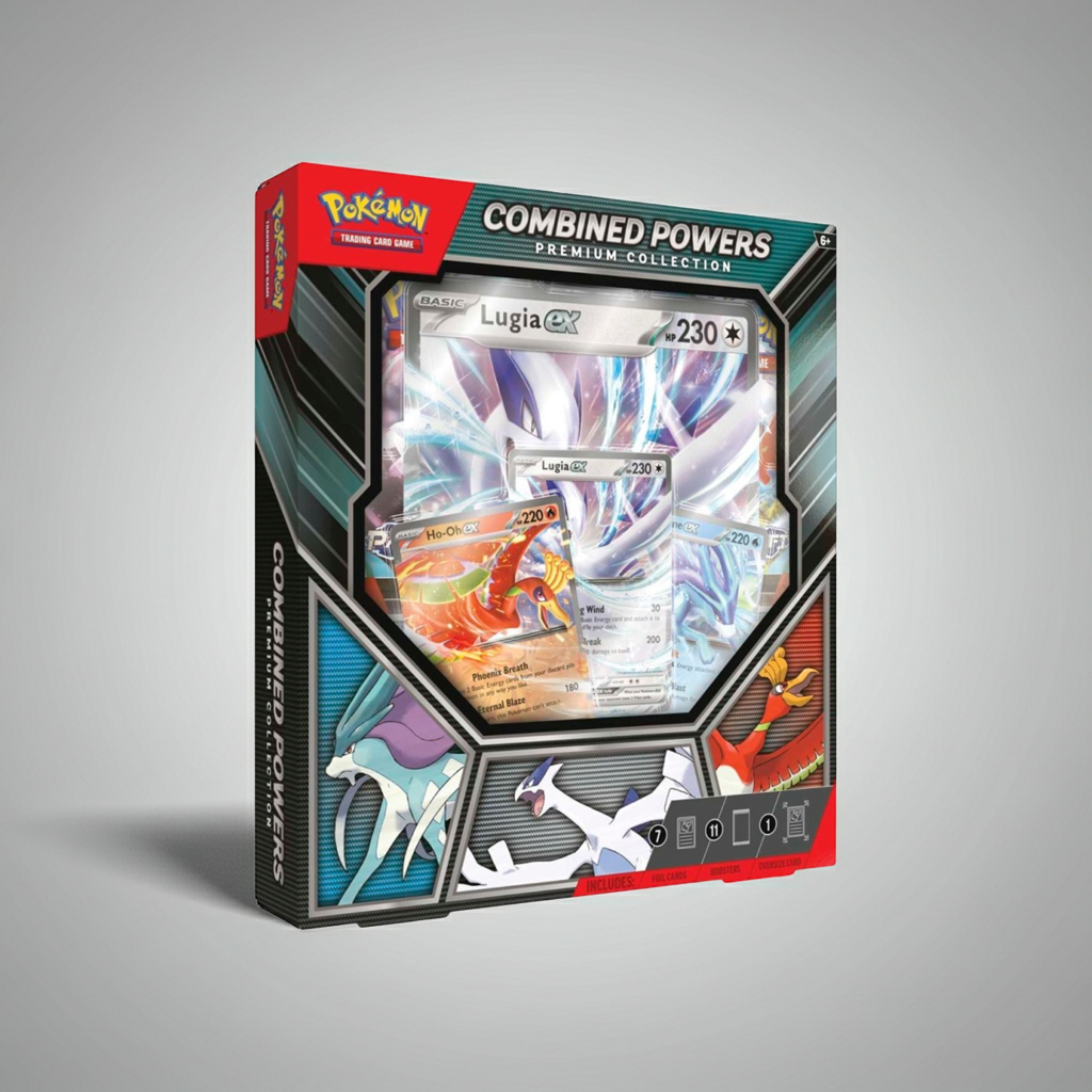 Pokémon TCG: Combined Powers Premium Collection | 11 x Boosters, 7 x Promos, 1 x Jumbo